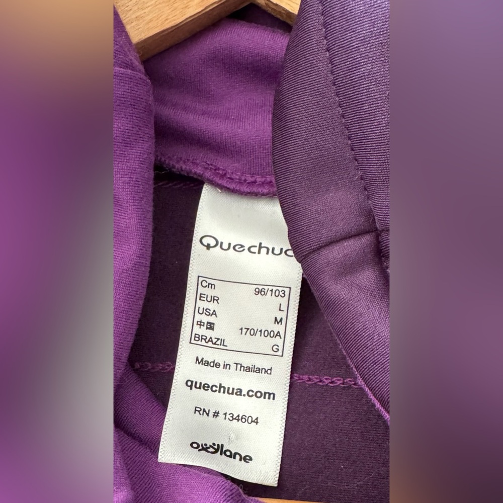 Quechua by Decathlon micro fleece funnel neck Sweater size medium - Picture 6 of 9